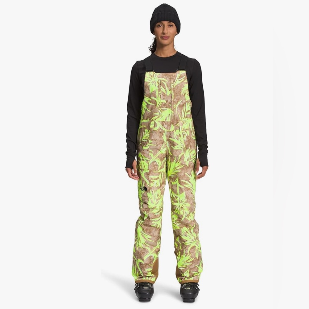 Women's Freedom Insulated Bib, Utility Brown Prairie Paintbrush Print